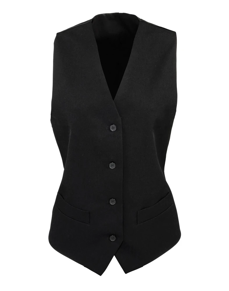 PR623 · Ladies' Lined Polyester Waistcoat